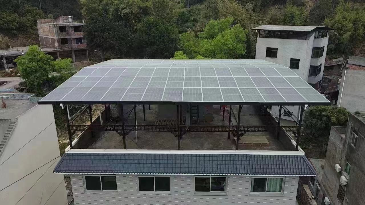 靖江15kw+10kwh自建别墅家庭光伏储能系统